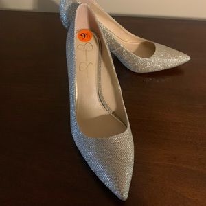 Gold sparkling Jessica Simpson Heels